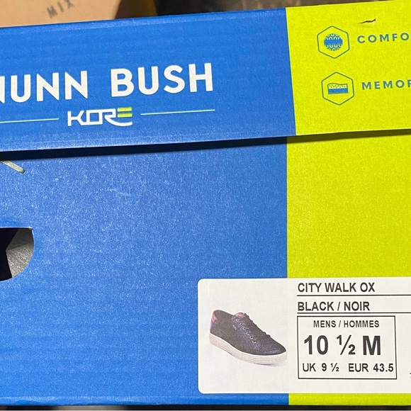 Nunn Bush Kore City Rally Moc Toe Lace-To-Toe Sneakers  NIB/ NWT NUNN BUSH KORE Men\'s Black and Brown Casual Sneakers